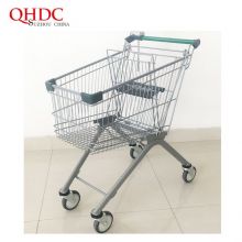 88 Liter Trolley Supermarket Shopping Cart With Baby Seat