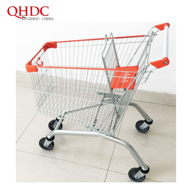 Shopping Trolley Grocery 115L Shopping Cart For Sale