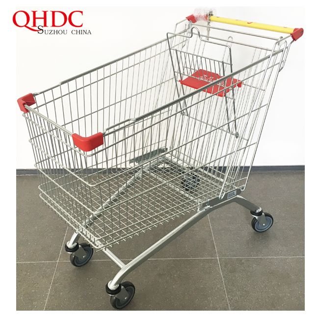 240L Wholesale Big Shopping Trolley Grocery Cart With Good Price