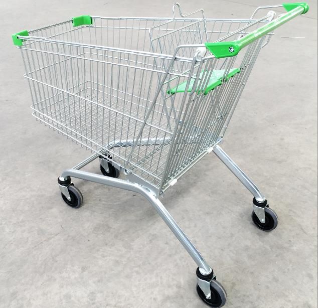180L Metal Shopping Trolleys For Supermarket From Factory