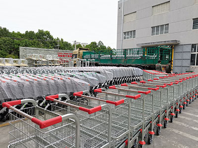 We Shipped Shopping Trolleys And Warehouse Trolleys To Inner Mongolia